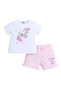 Infant Girls’ 2-Piece Set – “Choose Love” Floral Tee & Pink Shorts - 2