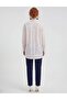 Embroidery Appliqued Cotton Modal Tunic Beige - 4