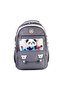 Rlx-1940 Set of 3 Children's Primary School Lunchbox with Pen Holder Lunchbox Bag Lunchbox Bag Lunchbox S Backpack Dark Gray - 3