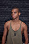 Fast Thin Strap Oversize Tank Top Green - 4