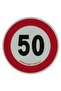 Reflective Truck Speed Limit Sticker Speed Limit Sign (Diameter 20 cm) 50 Km