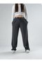 Bürümcük Fabric Anthracite Women's Baggy Trousers Cock0005
