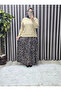 Women's Islamic Clothing Plus Size Zebra Skirt - 7
