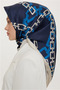 وشاح حريري 8736d (نسيج قطني طويل) - 2