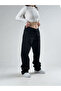 Black Denim Women's Baggy Pants Cock0047 - 3