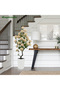 150cm Artificial Hydrangea Tree- Faux Hydrangea Plants Fake Flowers for Indoor Office Home Decor - 3