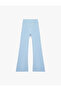 High Waist Slim Fit Spanish Leg Sports Leggings - 4