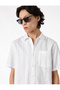 Regular Fit Short Sleeve Textured Classic Collar Shirt