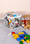3Pcs Mini Transparent Pouch Towel Clothes Underwear Organizer Storage Bag 25X25Cm - 4