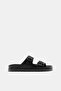 Buckled flat sandals