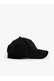 Cotton Label Detailed Cap Hat - 2