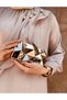 Women's Gold Design Box Model Evening Dress Stylish Evening Dress Bag - 3