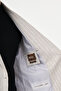 Striped Slim Fit Wide Collar Double Breasted Men's Suit Stone - 45460.26Y - 7