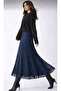 تنورة مريحة من الدانتيل ذات خصر مرتفع ومرن