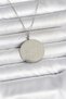 316L Steel Silver Color Ayetel Kursi and Allah Written Necklace - 2