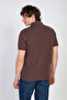 Men's Waffle Collar T-Shirt - Brown - 5