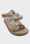 Women's Daily Slippers with Adjustable Buckle, Double Straps, Stylish Orthopedic Summer Home Beach Vacation Slippers Alt - 2
