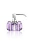 Kristall Liquid Soap Dispenser, Countertop - Chrome/Lilac