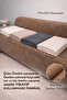 Rabbit Hair Imported Bubble Ultra Soft Non-Slip Washable Sofa/Sofa Bed Cover 170X210 Large Size - 5