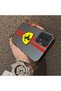 Samsung Galaxy A04S Compatible Silicone Edge Hard Back Anti-Fall Phone Case Ferrari Patterned - 3