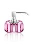 Kristall Liquid Soap Dispenser, Countertop - Chrome/Pink