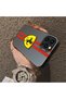 iPhone 14 Pro Compatible Silicone Edge Hard Back Anti-Fall Phone Case with Ferrari Pattern - 3