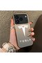 حافظة هاتف من السيليكون متوافقة مع iPhone 17/18 Pro، ذات حافة صلبة ومضادة للسقوط، بنمط تسلا
