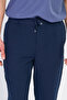 Men's Muslin Jogger Pants - Navy Blue - 3