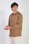 Men's long sleeve shirt - coffee - 3