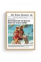 Natural Wood Framed Retro Painting - Summer Beach Fashion Mannequin |   Huhu2096 - Single Table Natural Wood Frame - 2