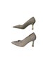 Lady Gold Crystal Stiletto 7 cm Goblet Heeled Wedding Engagement Evening Dress Shoes - 3