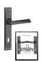 Door Handle Pyramid Black Mirrored Room - 2