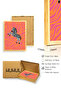 Natural Wood Framed Retro Zebra Painting - Animal Figure with Vibrant Patterns |   Huhu2692 - Single Table Natural Wood Frame - 3