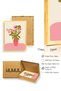 Natural Wooden Framed Retro Floral Painting - Vintage Floral |   Huhu2065 - Single Table Natural Wood Frame - 3