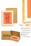 Natural Wood Framed Retro Vintage Women's Portrait Painting - Pop Art Style |   Huhu2269 - Single Table Natural Wood Frame - 3