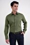 Men's Slim Fit 100% Cotton Non-Iron Fabric Khaki Shirt Gk 734 - 4