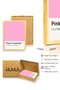 Natural Wood Framed Retro Painting - Pink Tones |   Huhu2085 - Single Table Natural Wood Frame - 3