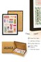 Black Wood Framed Retro Movie Tickets Table - Vintage Cinema Venue Decoration |   Huhu2804 - Single Table Black Frame - 3