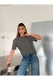 Striped Short Sleeve Basic - Black - 2