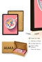 Natural Wood Framed Retro Painting - Vibrant Pop Art Patterns |   Huhu2552 - 3