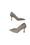 Lady Gold Crystal Stiletto 7 cm Goblet Heeled Wedding Engagement Evening Dress Shoes