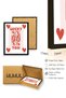 Black Wooden Framed Retro Painting - Lucky Card Game Themed |   Huhu2414 - Single Table Black Frame - 3