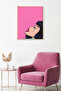 Natural Wood Framed Patterned Painting - Minimalist Feel |   Huhu1862