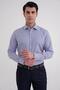 Men's Comfort Fit Rarat Kalıp Navy Blue Shirt Gk 751 - 3