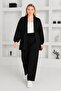 PLUS SIZE CREPE SUIT WITH JACKET AND TROUSERS