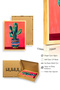 Natural Wood Framed Botanical Patterned Painting - Tropical Vitality |   Huhu1771 - Single Table Natural Wood Frame - 3