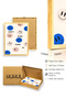 Natural Wood Framed Retro Painting - Positive Message Decoration with Smiley Face |   Huhu2818 - Single Table Natural Wood Frame - 3