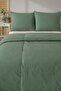 Washed Natural Cotton Duvet Cover Set |   Washed Cotton |   100% Cotton |   Single Bed (with Cream Sheets) - 4