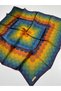 Sura Silk Scarf Purple, Mustard Yellow, Orange, Oil Green, Navy Blue - 5