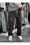 Black Washed Two-Thread Baggy Tracksuit Tw-1166 - 3